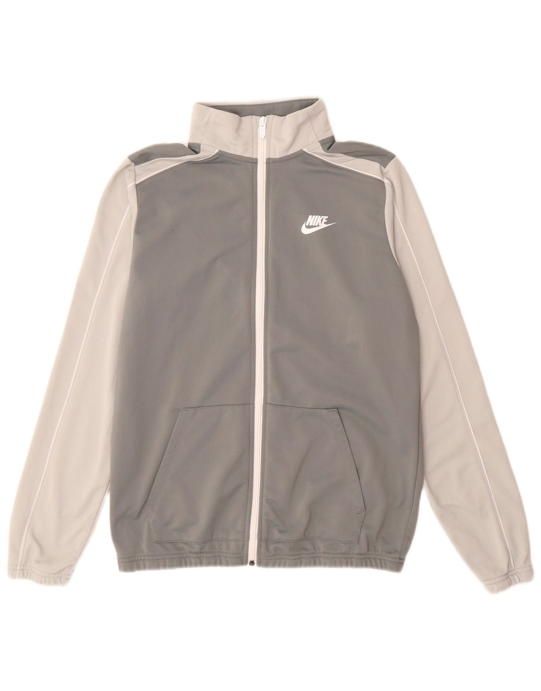 Спортивный костюм Nike для мальчиков, верхняя куртка 13–14 лет, XL, серый полиэстер