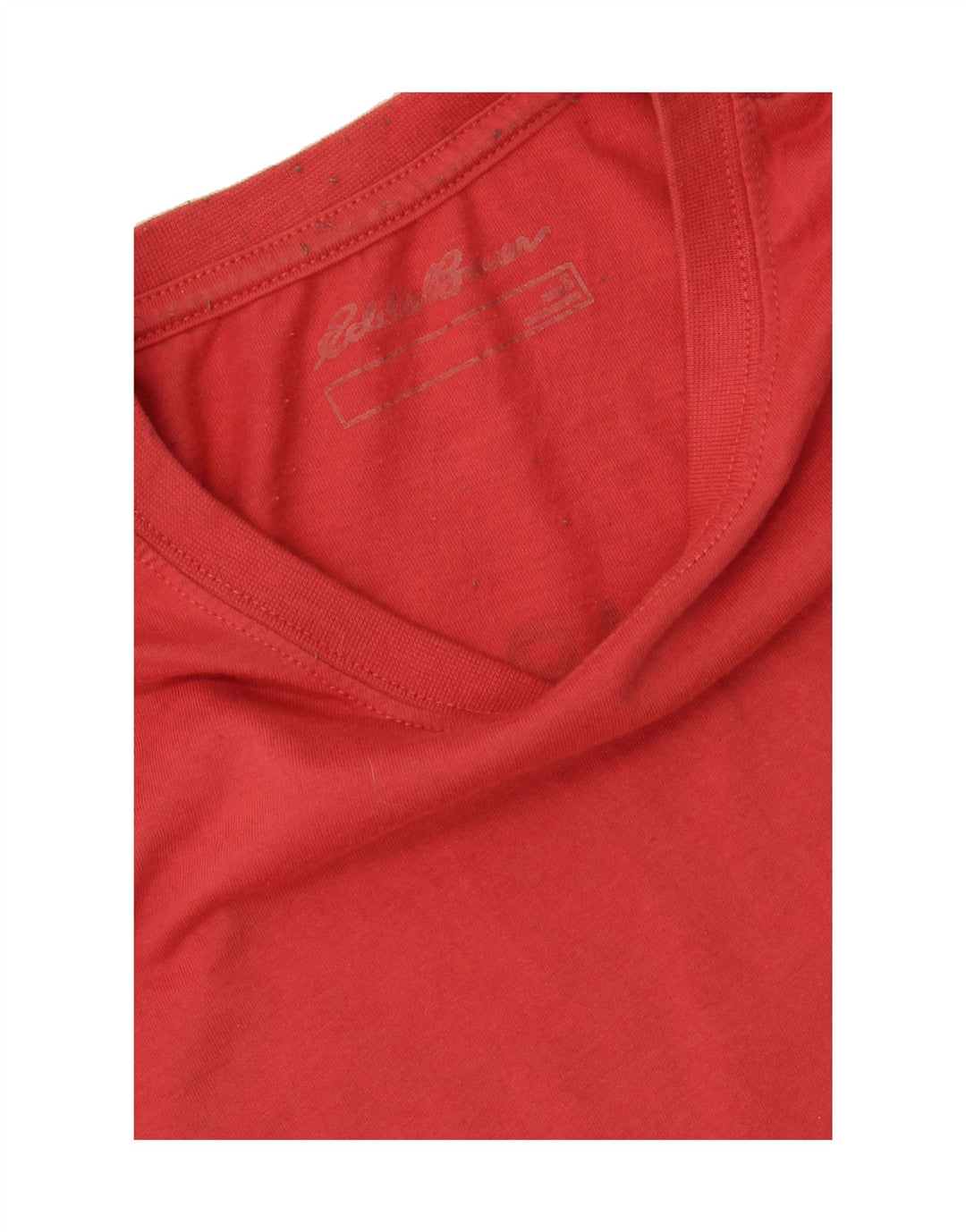 EDDIE BAUER Mens Graphic T-Shirt Top Small Red Cotton Vintage Eddie Bauer and Second-Hand Eddie Bauer from Messina Hembry 