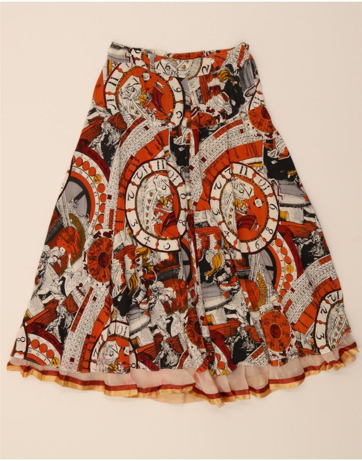 VINTAGE Womens A-Line Skirt IT 42 Medium W27  Multicoloured Vintage Vintage and Second-Hand Vintage from Messina Hembry 