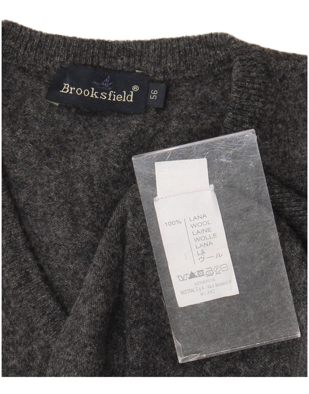 Мужская приталенная майка Brooksfield IT 3XL, серая шерсть
