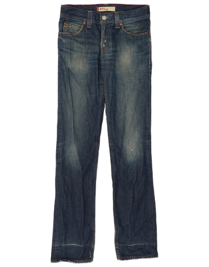 Женские джинсы Levi's Slim 511 W30 L33 синие