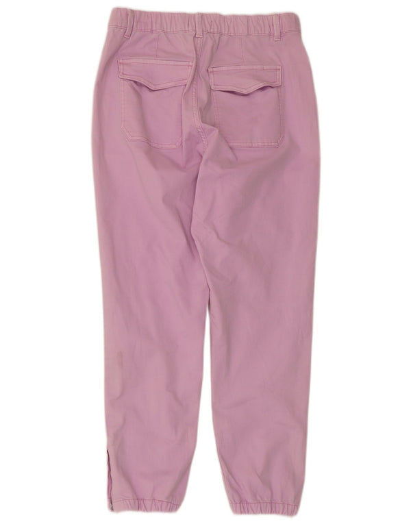 Женские брюки-чиносы Marks & Spencer для джоггеров UK 12 Medium W28 L26 Розовый