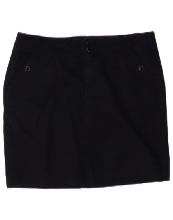 Женская мини-юбка Tommy Hilfiger US 6 Medium W30 Темно-синий хлопок
