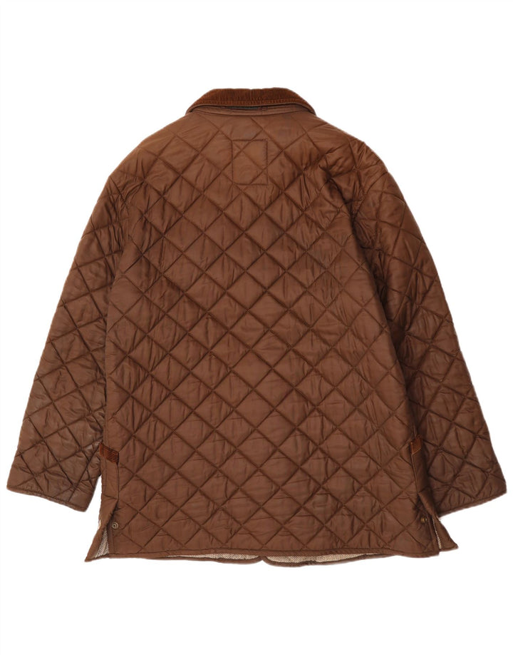 Мужская стеганая куртка HENRY COTTONS UK 46 3XL, коричневый нейлон