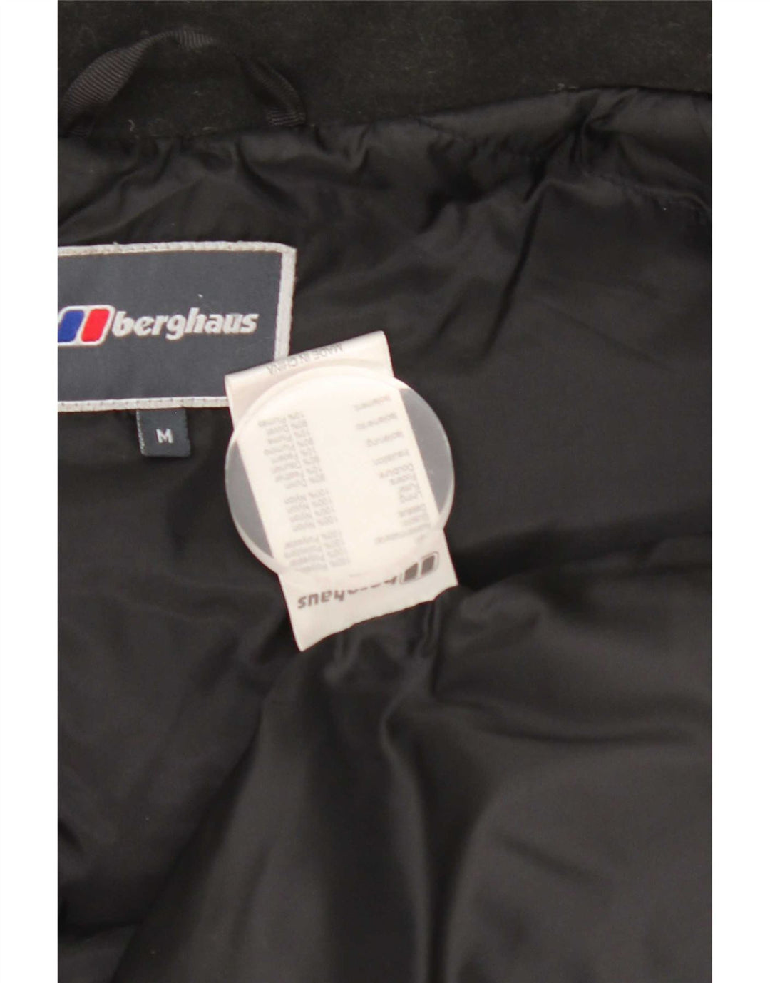 Мужской утепленный жилет Berghaus UK 38, средний черный полиэстер