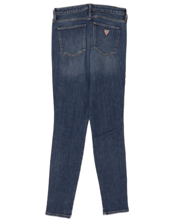 Женские джинсы скинни Guess Curve со средней посадкой W30 L29, синие, хлопок