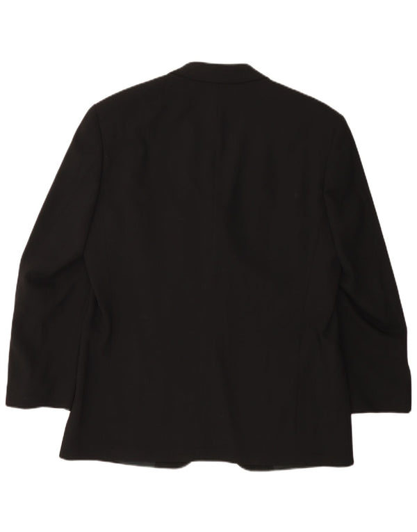 Мужской пиджак с 3 пуговицами HUGO BOSS UK 38, средний черный, новая шерсть