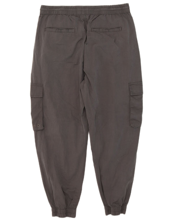 Мужские укороченные брюки-карго Zara W32 L24, серый полиэстер