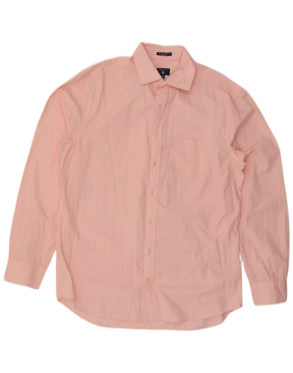 Мужская рубашка стандартного кроя Gant, размер 43/44, 17 1/2 XL, розовый хлопок