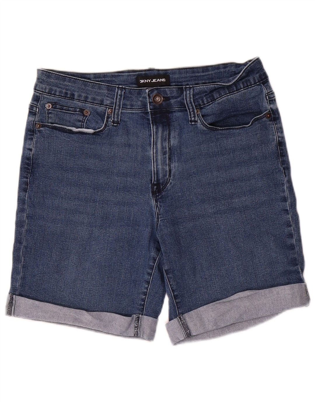 Женские джинсовые шорты Dkny US 6 Medium W32 Синие