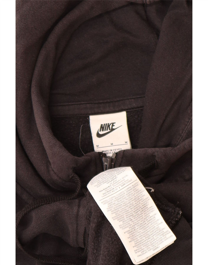 Мужской свитер с капюшоном на молнии Nike среднего размера, черный, хлопок