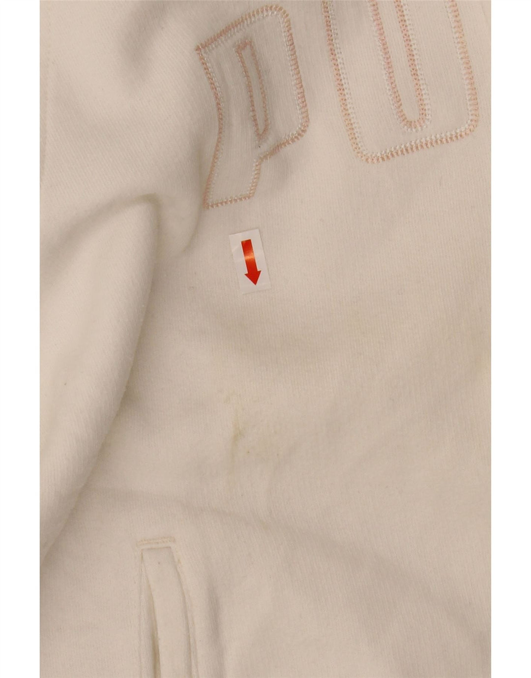 PUMA Женский спортивный костюм с графическим рисунком, верхняя куртка UK 14, средний белый