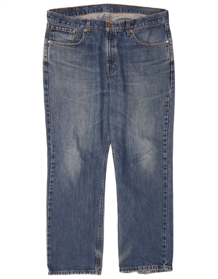 Женские прямые джинсы Levi's W40 L30 синие, хлопок
