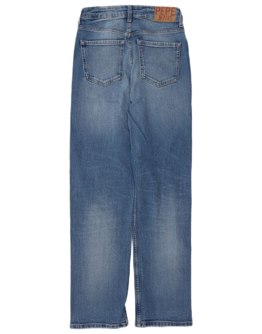 PEPE JEANS Женские прямые джинсы W25 L28 Синий хлопок