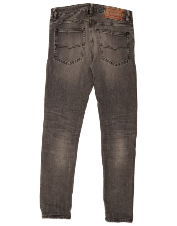 Diesel Mens Slim Jeans W30 L31 Grey Cotton