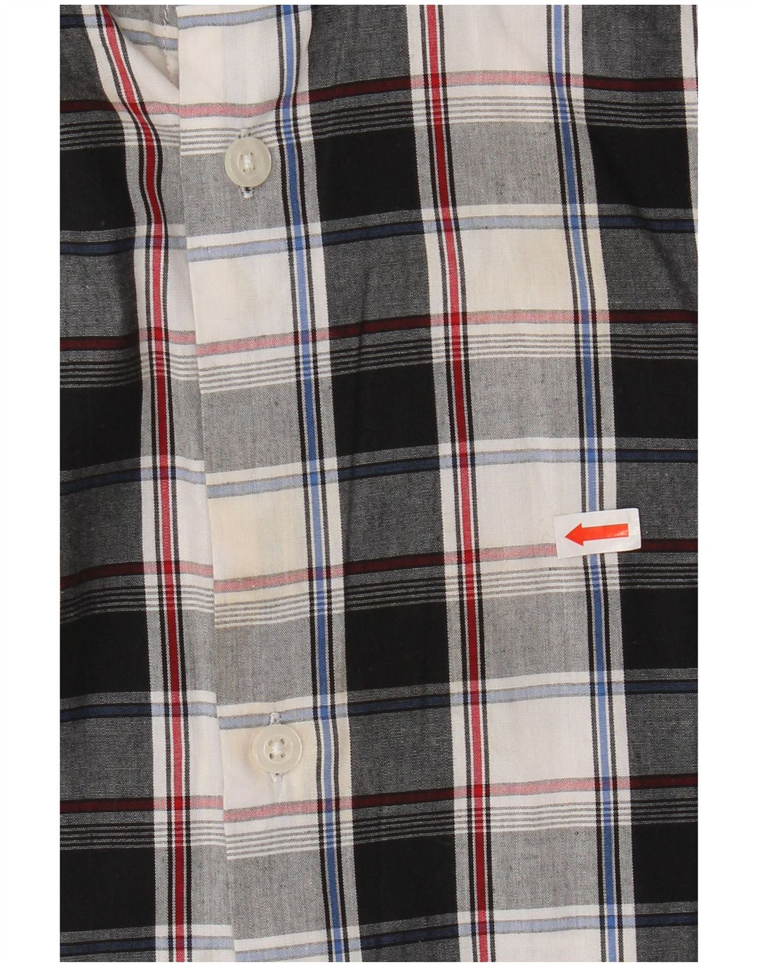 IZOD Фланелевая рубашка для мальчиков 14-15 лет, большая черная клетка, хлопок