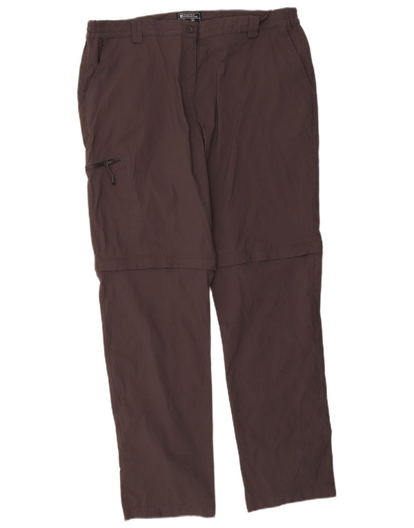 Женские прямые брюки чинос Mountain Warehouse, Великобритания, 18 XL, W36 L31, серые
