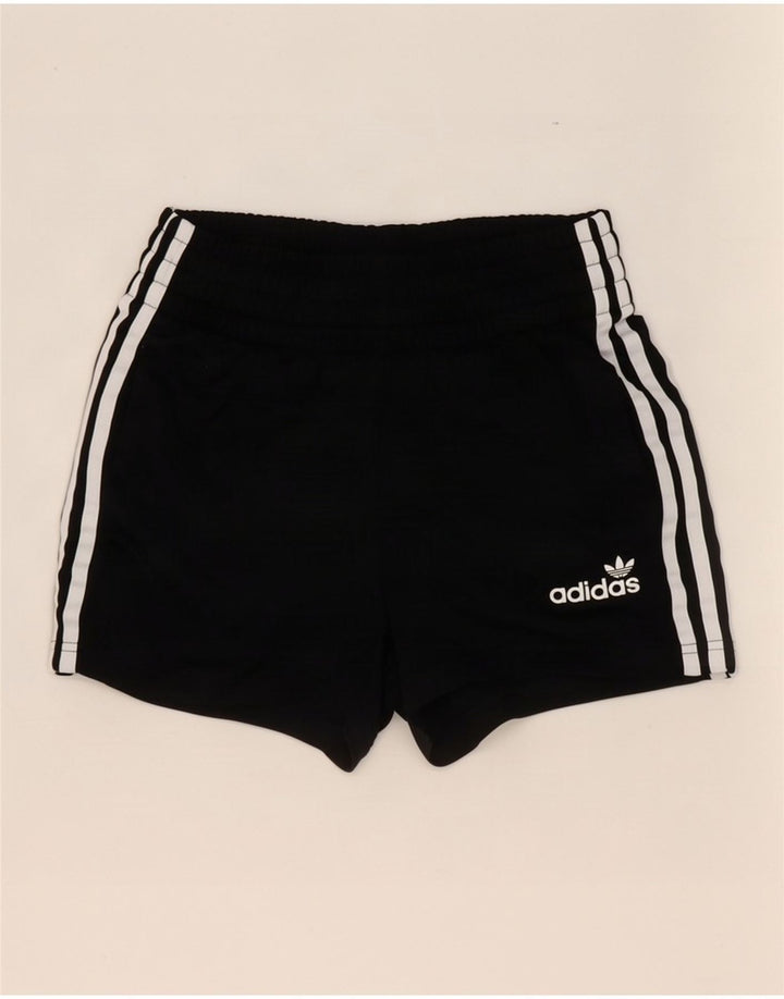 Женские спортивные шорты Adidas UK 4 XS, черный полиэстер