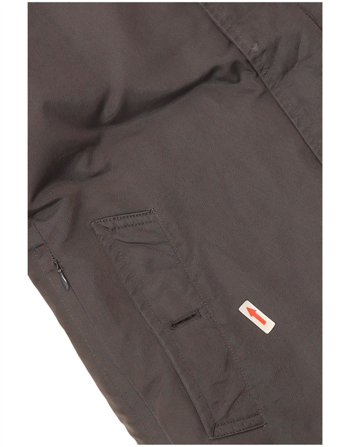 PEUTEREY Mens Raincoat UK 40 Large Grey Polyamide