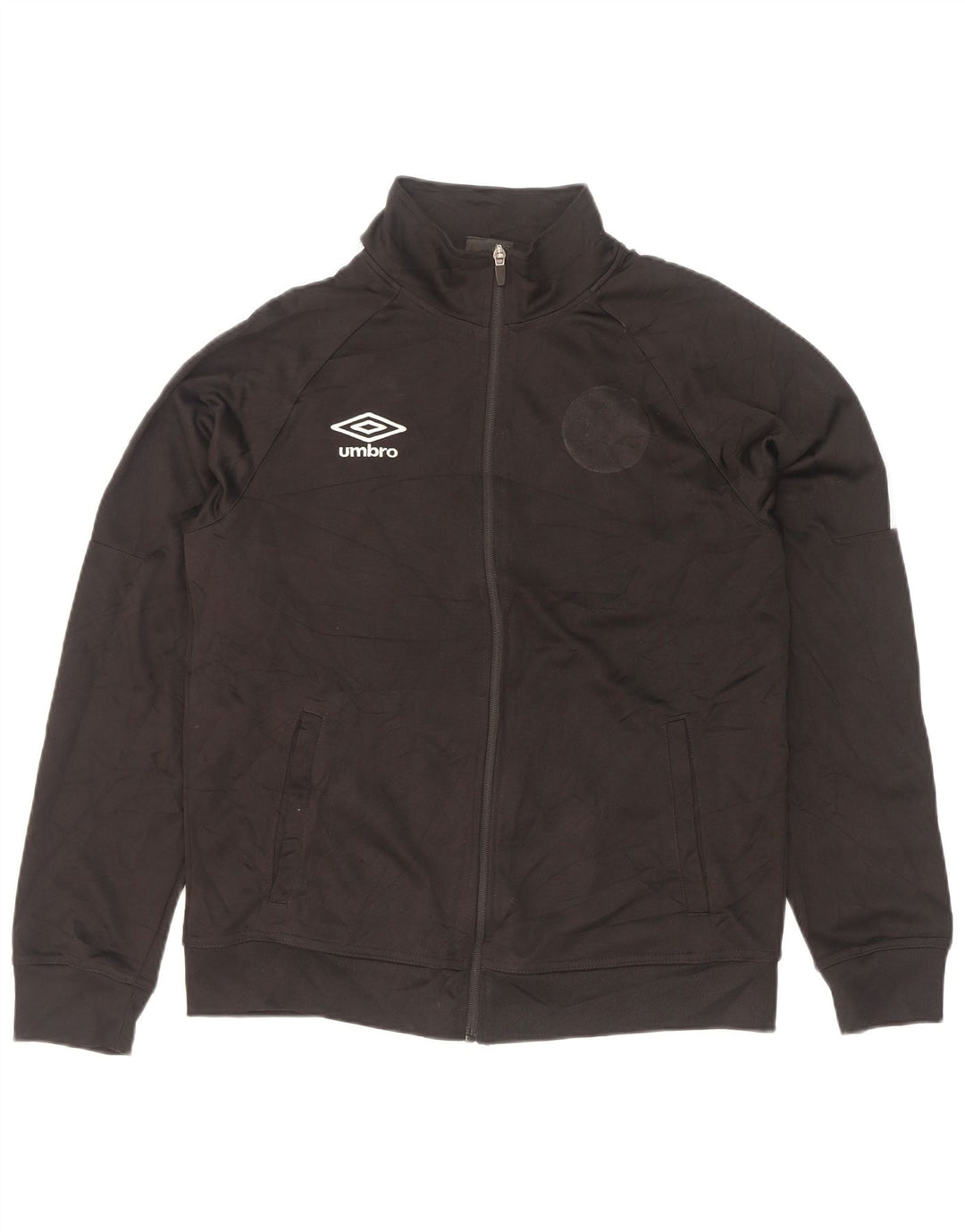 Мужской спортивный костюм Umbro, большая черная куртка из полиэстера