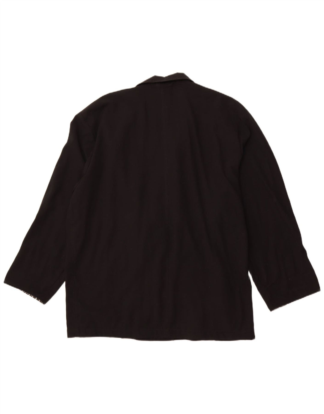 Мужской двубортный пиджак VINTAGE UK 42 XL, черный полиэстер