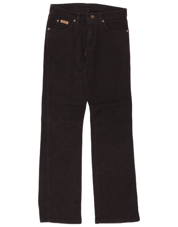 Женские джинсы Wrangler Hipster Bootcut США 10, средние W28 L32, черные хлопковые