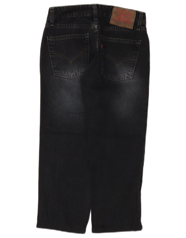 Женские капри Levi's 557 с низкой талией W25 L22, черные хлопковые