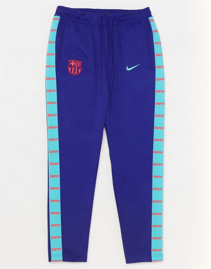 Мужские спортивные брюки Nike Barcelona с графическим рисунком, средние синие с цветными блоками