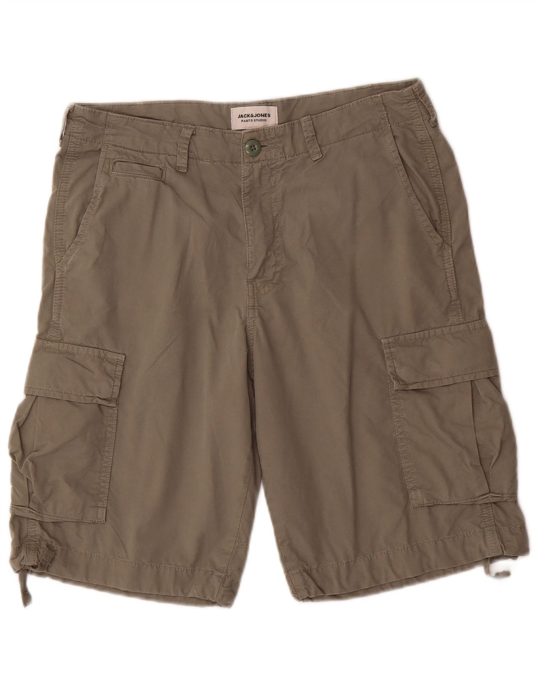 Jack & Jones Мужские шорты карго маленькие W29 Хаки Хлопок