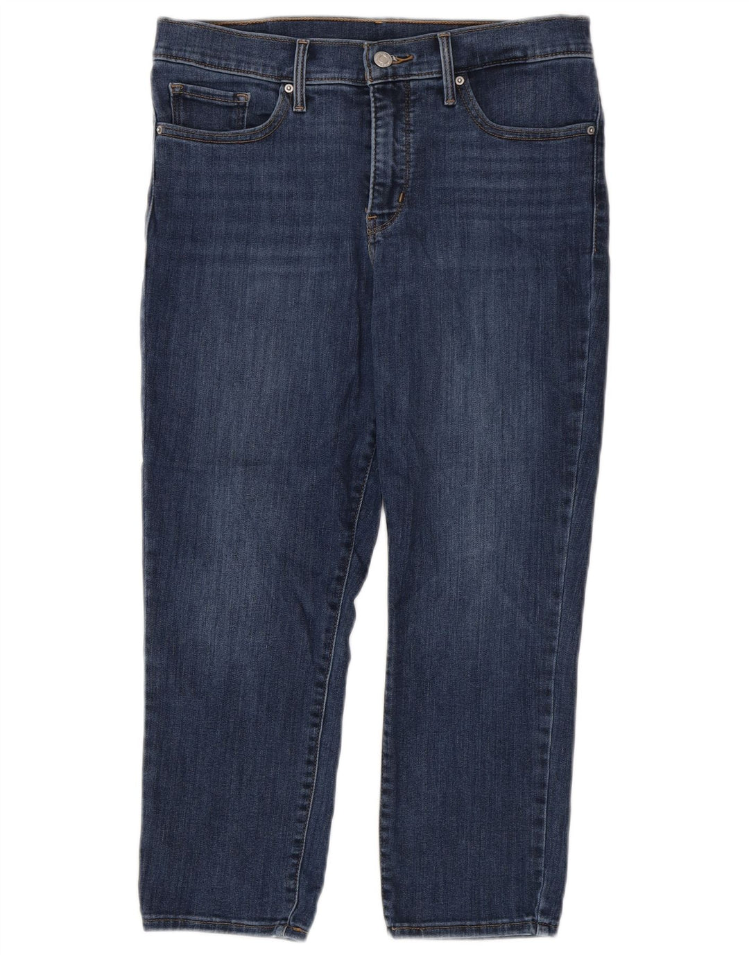 Женские джинсы-капри Levi's W30 L23, синие, хлопок