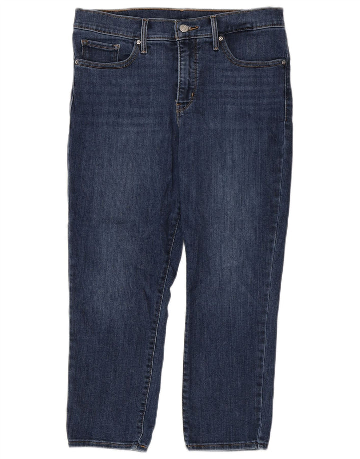 Женские джинсы-капри Levi's W30 L23, синие, хлопок