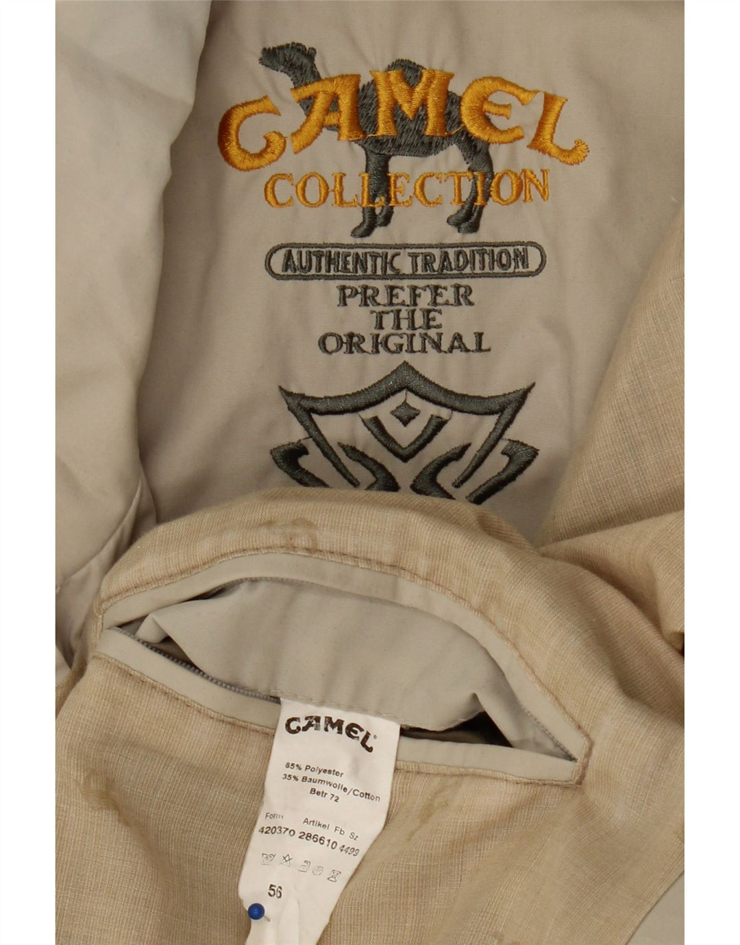 Мужская куртка CAMEL ACTIVE IT 56 3XL Серая, полиэстер с цветными блоками