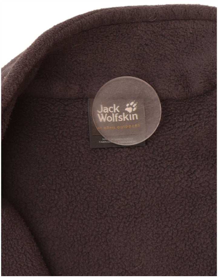 JACK WOLFSKIN Женская флисовая куртка UK 18 XL Серый полиэстер