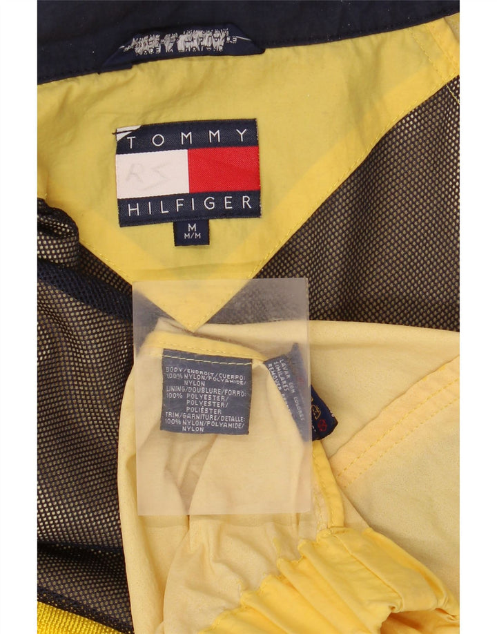 Мужская дождевик с капюшоном Tommy Hilfiger UK 38, средний желтый нейлон