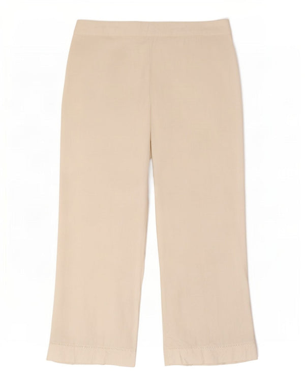 Женские повседневные широкие брюки Marks & Spencer UK 20 2XL W38 L28 белые