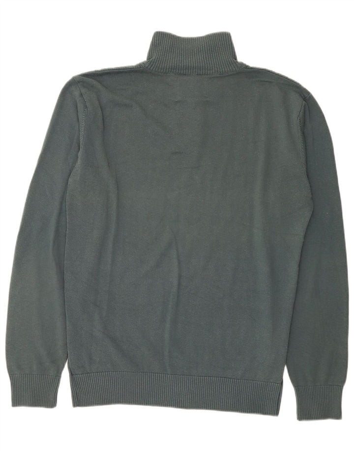 Мужской джемпер с пуговицами Jack & Jones XL, зеленый хлопок