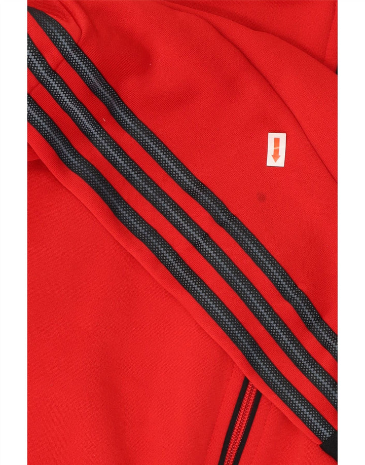 Мужская спортивная куртка Adidas Climalite 2XL, красный полиэстер