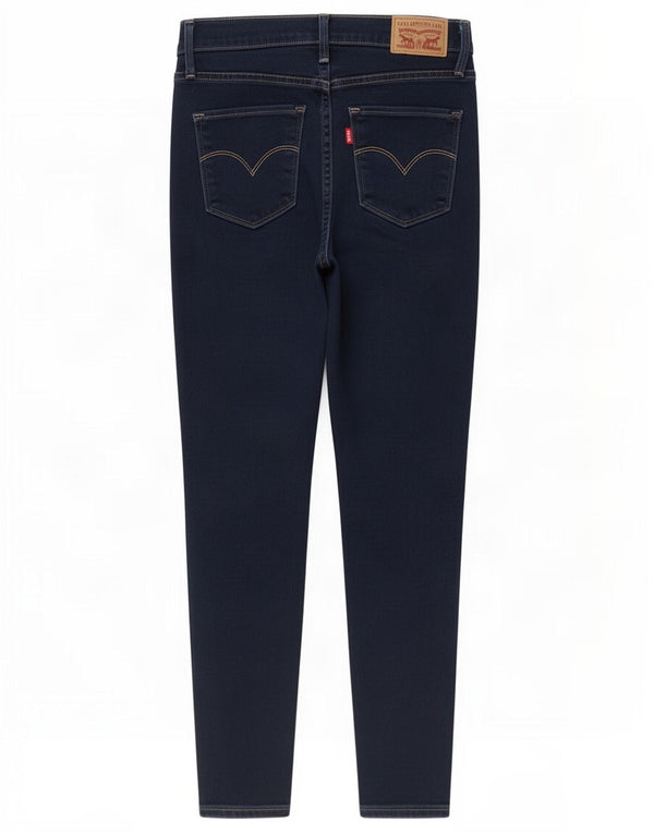 Женские джинсы суперскинни Levi's 720 с высокой посадкой W26 L28, темно-синие, хлопок