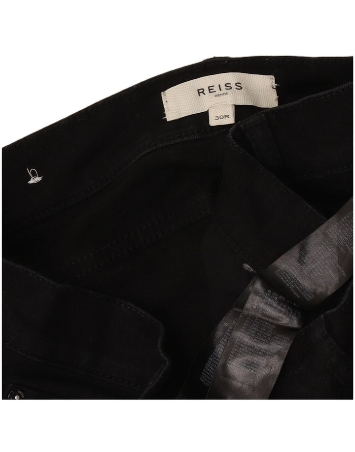 Женские узкие джинсы Reiss W30 L32, черный хлопок