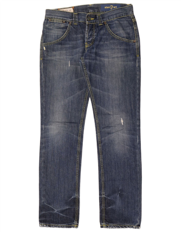 Женские прямые джинсы Dondup Stan Dart W29 L32, синий хлопок