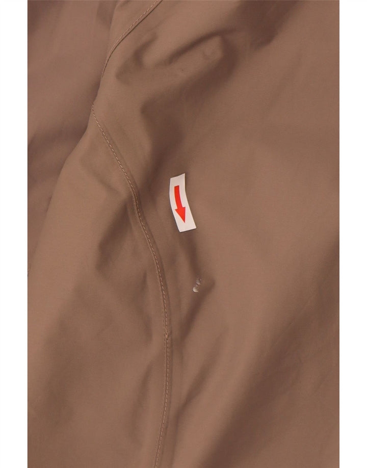 Мужская дождевик с капюшоном The North Face UK 38, средний бежевый нейлон