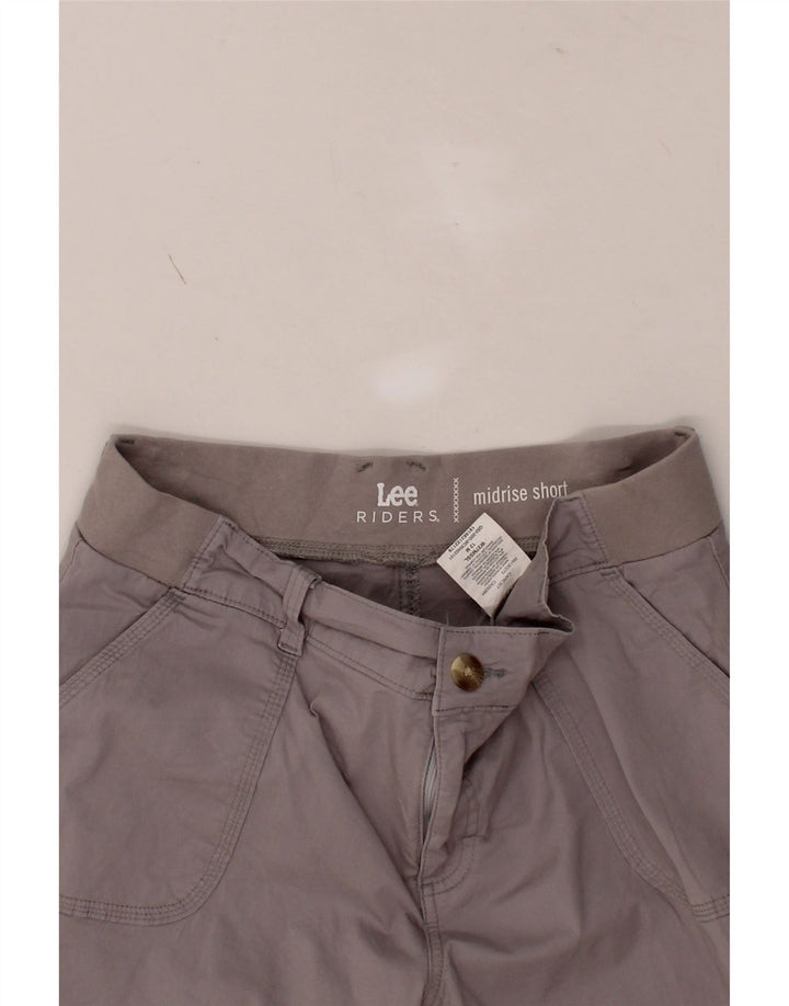 LEE Womens Chino Shorts US 12 Large W32  Grey Cotton Vintage Lee and Second-Hand Lee from Messina Hembry 