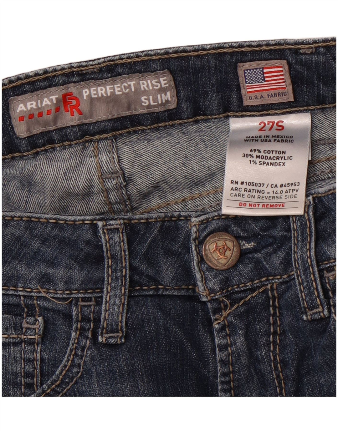Женские узкие джинсы ARIAT W27 L26, темно-синий, хлопок