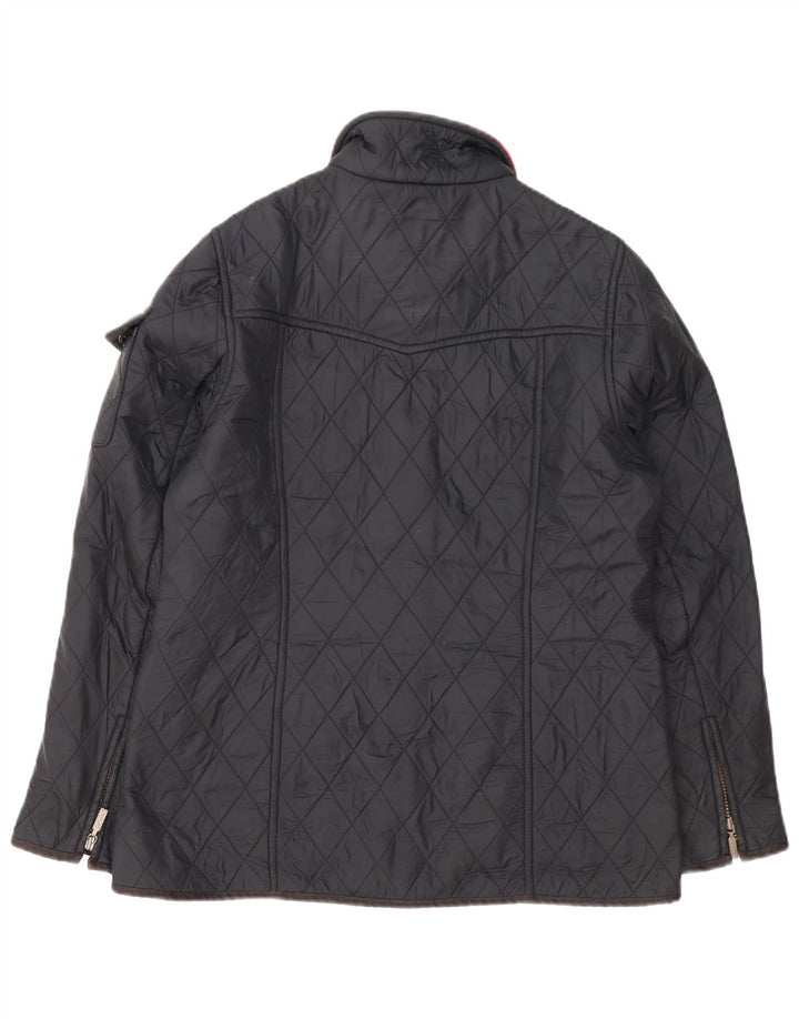 Женская стеганая куртка Barbour UK 14, большая черная