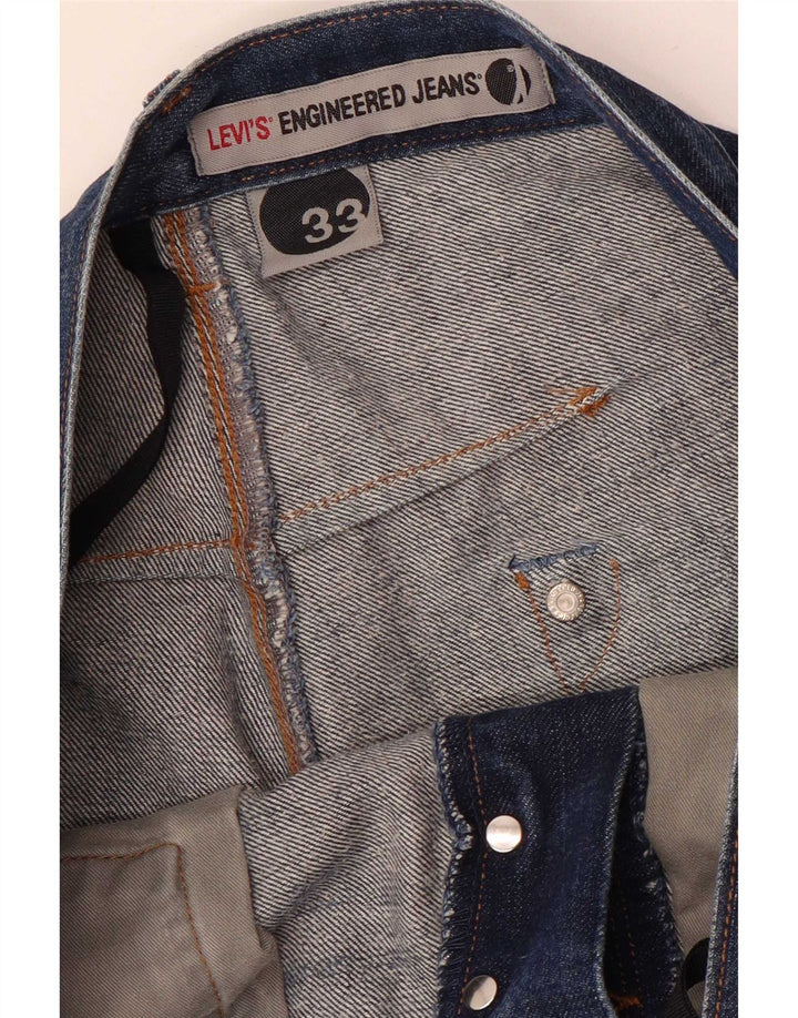 Мужские прямые джинсы Levi's W33 L33 синие
