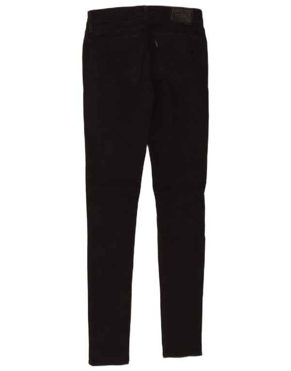 Женские джинсы скинни Levi's 711 W24 L30, черный хлопок