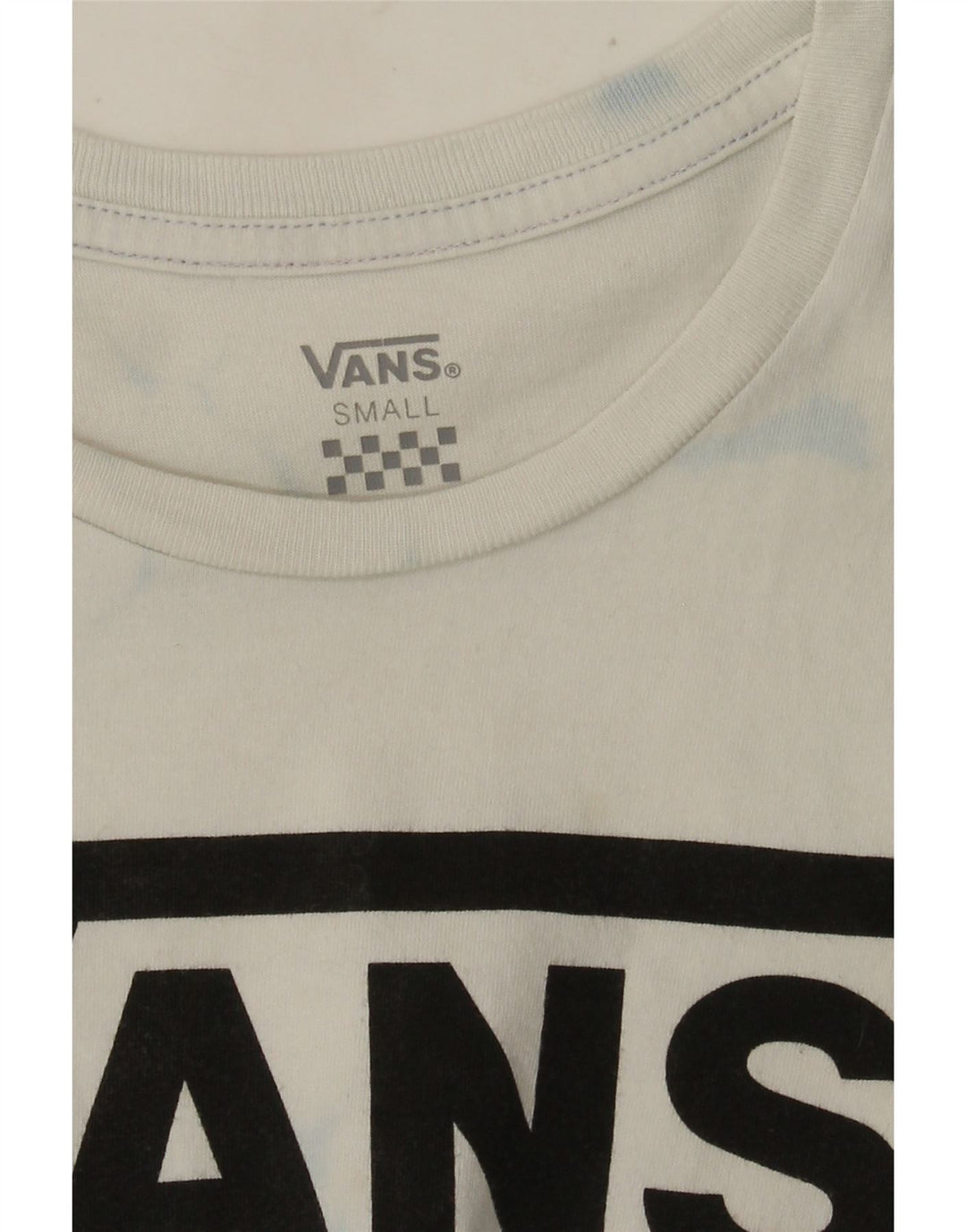 Женская футболка с рисунком Vans Top UK 10 Small White Tie Dye