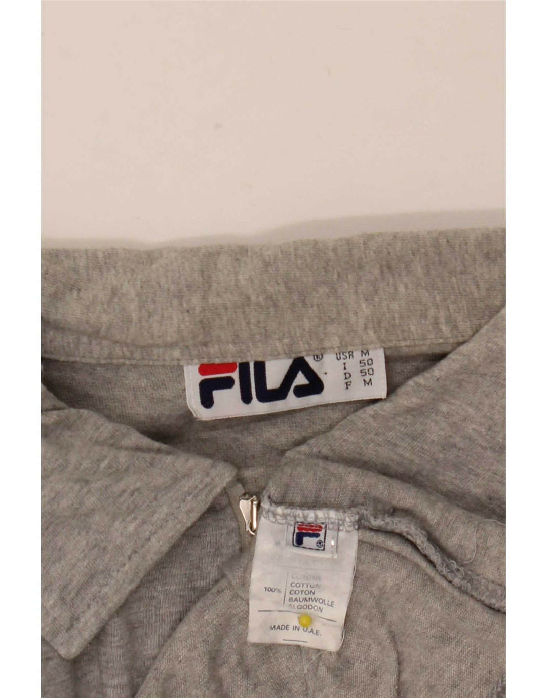 Мужской спортивный костюм Fila IT 50 Medium Grey Cotton