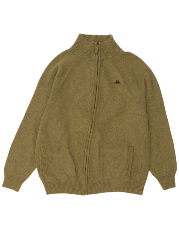 Женский кардиган Kappa UK 22 3XL Хаки из натуральной шерсти