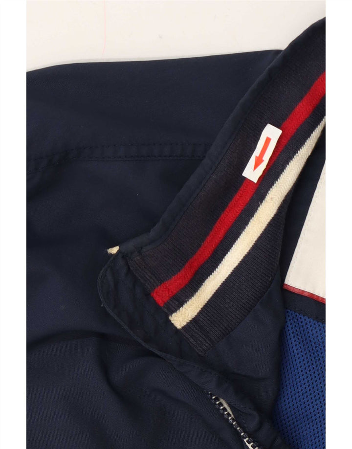 Мужская куртка-бомбер Tommy Hilfiger UK 38, средний темно-синий в полоску, полиамид